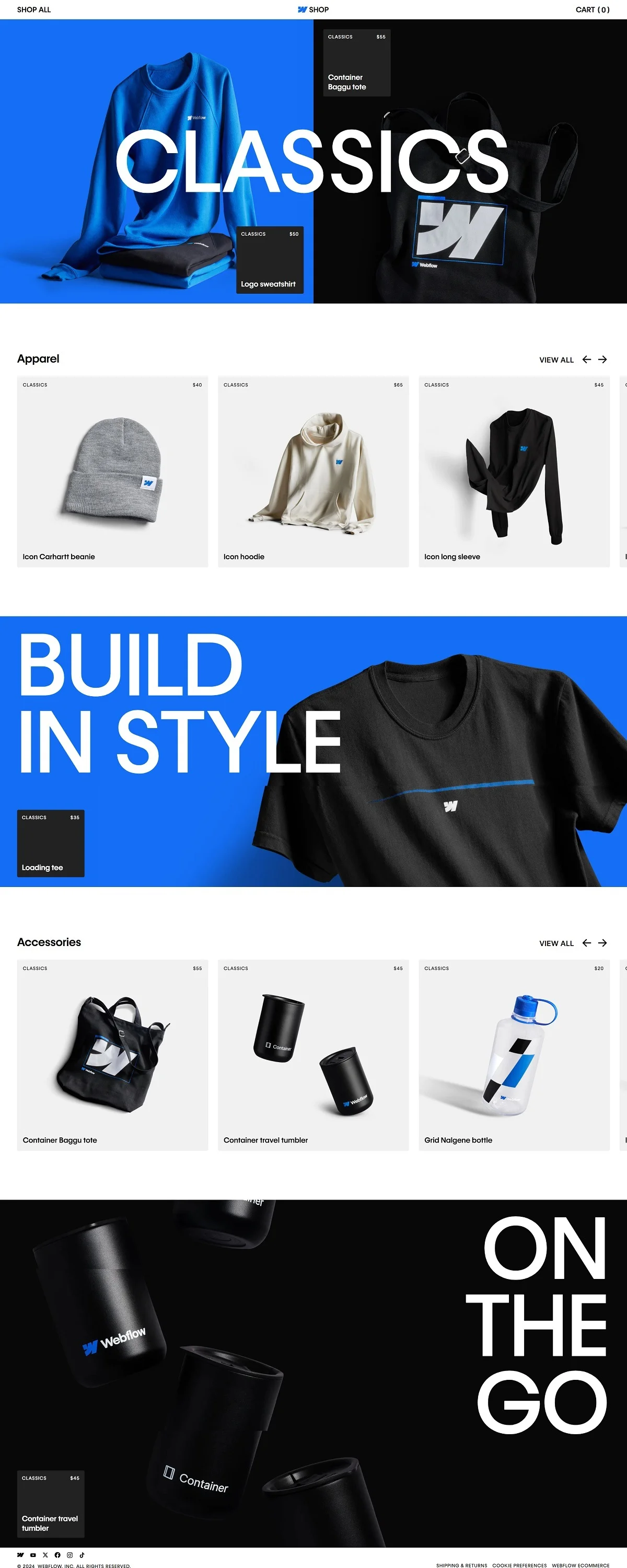 Webflow Shop